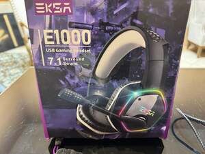 EKSA E1000 USB Gaming Headset with 7.1 Surround Sound